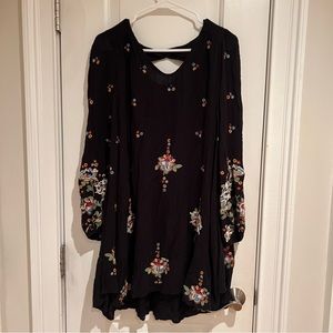 Free People Boho Long Sleeve Dress